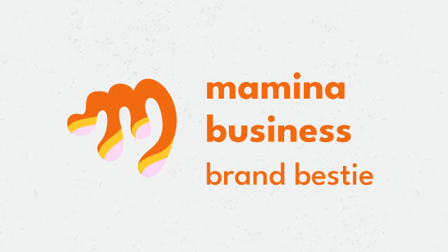 Encart projet Branding pour Mamina Business, Margaux Roué, par Julie Martins, Branding & Motion Design designer