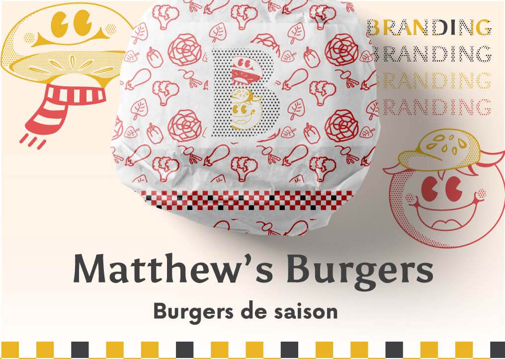 Brand design projet Matt Burgers