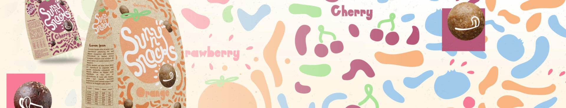 Lire la suite à propos de l’article Brand design projet Sunny Snacks